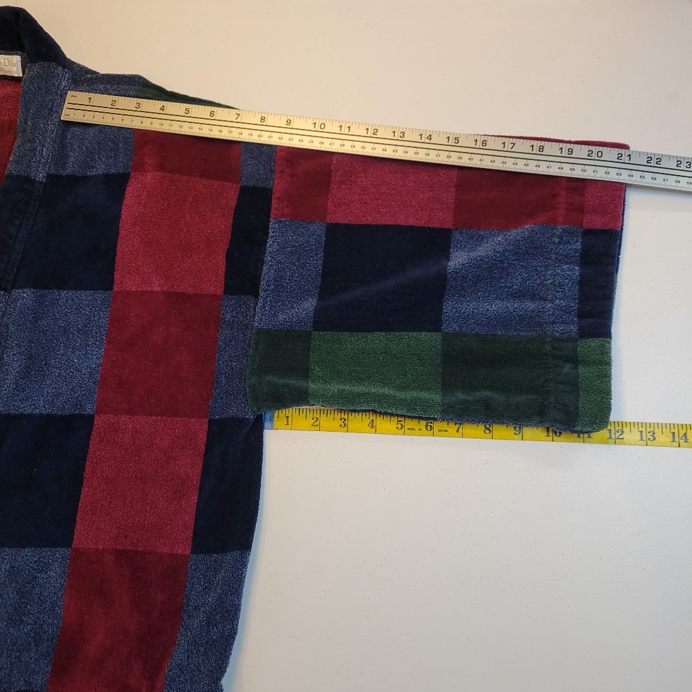 Dior Multicolor Checkered Robe - Picture 11 of 13
